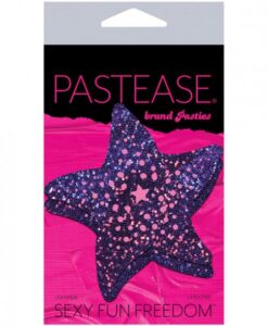 Alternative view of Pastease Twinkling Purple & Pink Starfish O/S