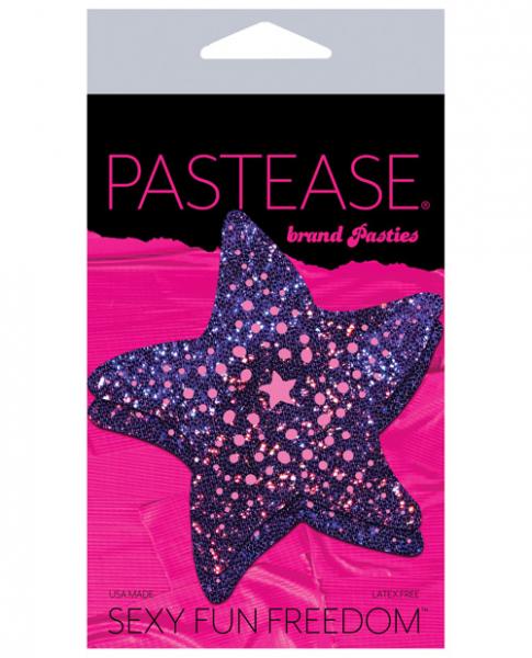 Pastease Twinkling Purple & Pink Starfish O/S - Image 2