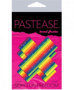 Alternative view of Pastease Glitter Rainbow Plus Pasties