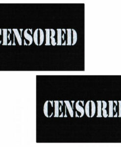 Censored Bar Black Pasties O/S