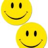 Smiley Face Yellow Pasties O/S