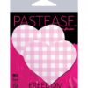 Pastease Premium Gingham Heart - Pink O/s