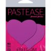 Pastease Basic Heart Black Light Reactive - Neon Purple O/s