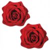 Pastease Glitter Velvet Blooming Rose Red O/S