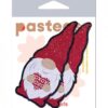 Pastease Valentine Sweetheart Garden Gnome  - Red/white O/s
