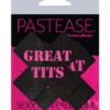 Pastease Great Tits Cross - Black/pink O/s