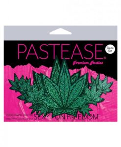 Alternative view of Pastease Demi Glitter Leaf Pasties Green O/S