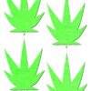 Pastease Petites Glow in the Dark Leaf O/S 2 Pack