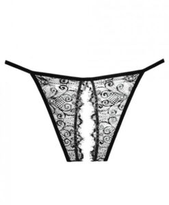 Alternative view of Adore Lace Enchanted Belle Panty Black O/S