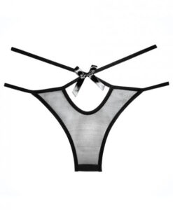 Alternative view of Adore Sheer Naughty Vanilla Panty Black O/S