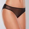 Adore Sheer Teaz Open Panty Black O/s