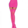 Thigh High Sheer Hot Pink O/s