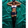 Role Play Cocky Cop 8 Pc Set Blue/white S/m