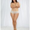 Open Crotch Panty 2x White