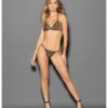 Euphoria Tri Top Bra & G-string Animal O/s