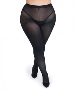 Fifty Shades Captivate Plus Size Black Spanking Tights O/s Queen