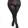 Fifty Shades Captivate Plus Size Black Spanking Tights O/s Curve