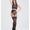 Fifty Shades Of Grey Captivate Lacy Bra Set Black O/s