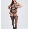 Fifty Shades Of Grey Captivate Lacy Bra Set Black O/s Curve