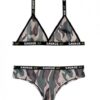 Vibes Savage AF Bralette & Cheeky Panty Camouflage L/XL