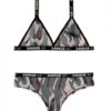 Vibes Savage AF Bralette & Cheeky Panty Camouflage M/L