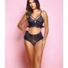 Dark In Love Bra & Panty Black Lg