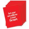 Swallow Your Heart Naughty Greeting Card - Pack Of 6