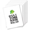Toss Your Salad Naughty Greeting Card - Pack Of 6