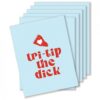 Tri-tip The Dick Naughty Greeting Card - Pack Of 6