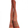 Kix'ies Grace Plaid Thigh Highs Red B