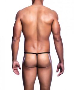 Alternative view of Mob Tear Drop Thong Black L/xl