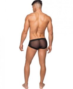 Alternative view of Hoser Stretch Mesh Micro Mini Shorts Black XL