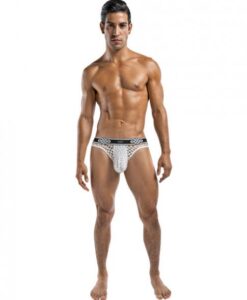 Peep Show Lo Rise Thong White Large/ Xl