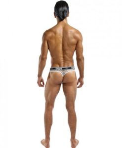 Alternative view of Peep Show Lo Rise Thong White Small/Medium