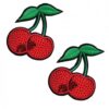 Neva Nude Sequin Cherry Pasties (2 Wears) - Red O/s