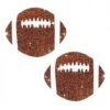 Neva Nude Football Glitter Pasties - Brown O/s