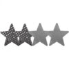 Dark Angel Stars Silver Pack Of 2 Pairs