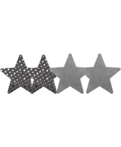 Dark Angel Stars Silver Pack Of 2 Pairs