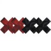 Stolen Kisses X Pasties Red, Black 2 Pack