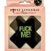 Glow In The Dark Fuck Me Pasties - Black O/s