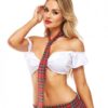 Teacher's Pet School Girl Tie Red O/s