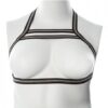 Gender Fluid Silver Lining Harness - Xl-xxxl Black/silver