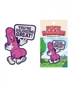 Wood Rocket Fuck Buddies You're Dildoing Great Pin - Purple