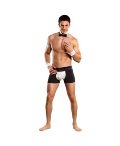 Alternative view of Male Power Butt-ler Costume S/M Black