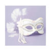 Fantasy Half Mask-White