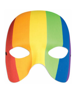 Rainbow Half Mask