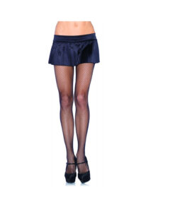 Nylon Fishnet Pantyhose Plus Size Black