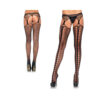 Scale Net Suspender Hose O/S Black