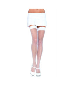 Nylon Fishnet Stocking O/S White