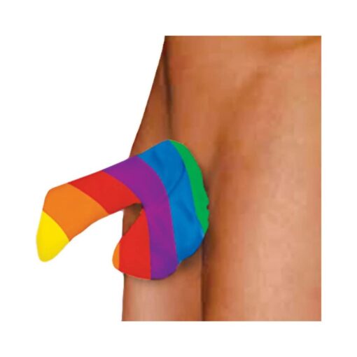 Rainbow Huggie Men's Cock Sock - Image 2